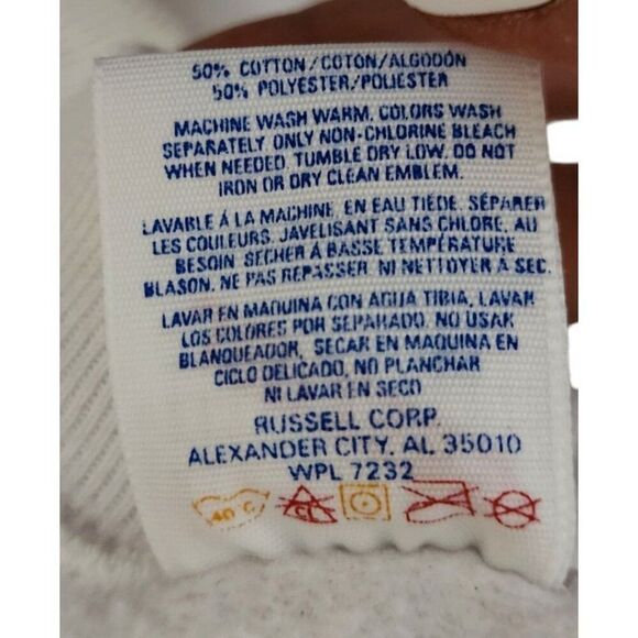 Vintage 80s Light Up Funny Christmas Sweatshirt Santa Mens Size XL White Crewnec - Picture 9 of 9